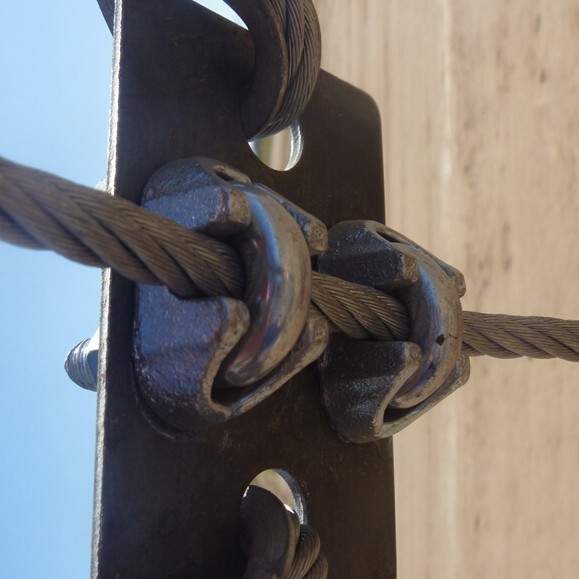 6.35mm Wire Rope Sling Assembly For Grape Trellis With Accessories