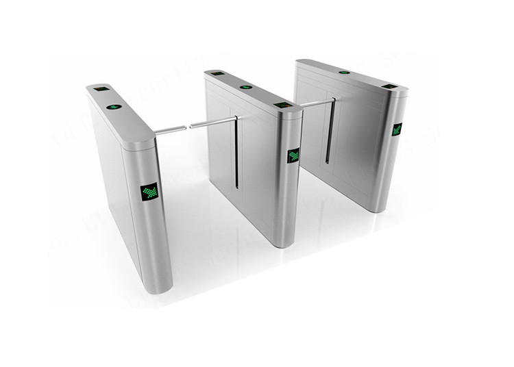 Facial Recognition ESD Entrance Drop Arm Turnstile 30person/min