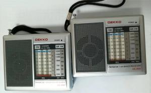 China ABS Fm Shortwave Radio Portable World Band Radio Speaker Dry Battery Power wholesale