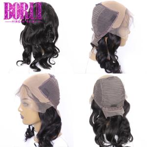 China Glueless Human Hair Lace Front Wigs 5*5 Pre Plucked With Baby Hair Combodian Loose Wave wholesale
