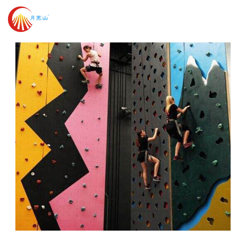 Anti UV Corrosion Boulder Climbing Wall Adventurous Adult Indoor Rock Climbing