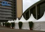 Waterproof, Fireproof Wedding Tent Pagoda white canvas tent For Outdoor Party