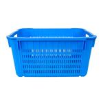 Vegetables Industry Customized Logo Food Grade Nestable Vented Plastic Crate