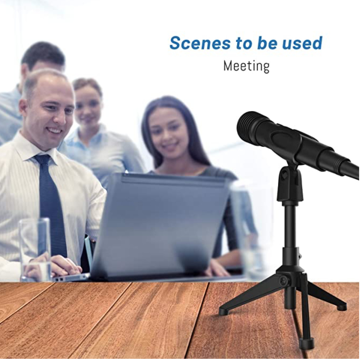 8.7 Inch Small Plastic Clip M20 Tripod Mic Stand
