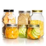Fashionable High Quality 500ml 750ml Storing Glass Container Glass Jar With