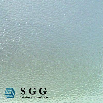 3mm figured glass with 3C/CE/ISO certificate