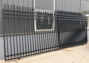 China Wrought Iron ISO9001 L2400mm Sustainable Wrought Iron Steel Fence wholesale