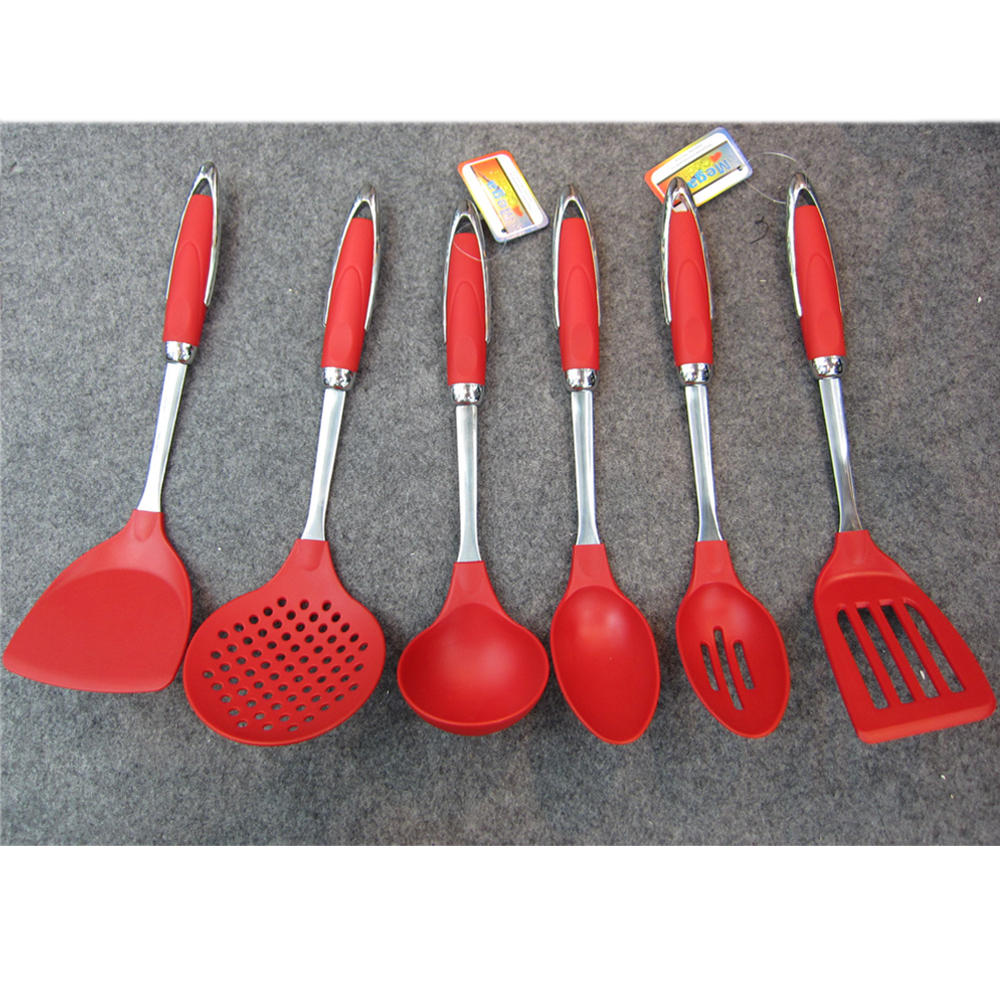 6650C Household Kitchen Utensils Baking Utensil Set with Convenient Stand
