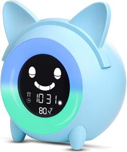 China OEM Kids Sleep Training Clock 273g Projection 4 Fun Images wholesale