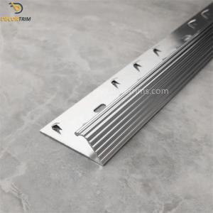 China Bright Silver Surface Treatment Carpet Transition Strip Aluminum Carpet Edge wholesale