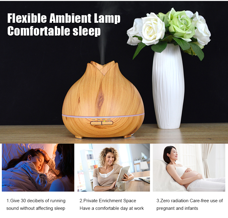 400ml Capacity Cold Air Diffuser For Essential Oils PP / ABS / PC Material