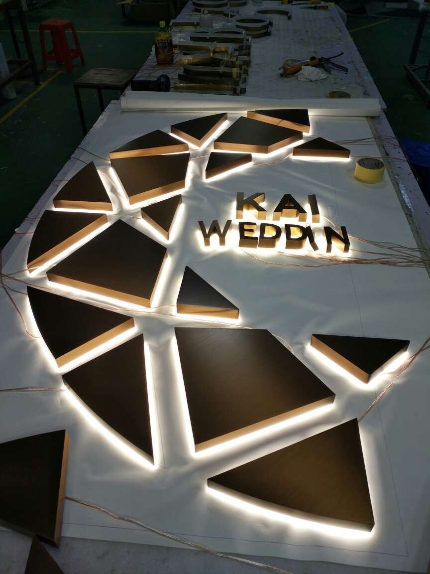 Reverse Lit Halo Illuminated Channel Letters 36mm 50000 hours Lifetime