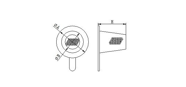 Hat Type Temporary Strainer CL150LB - 1500LB Light Weight High Strength