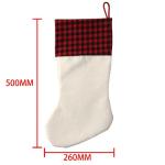 Personalised Sublimation Christmas Ornament Blanks Linen Christmas Stocking