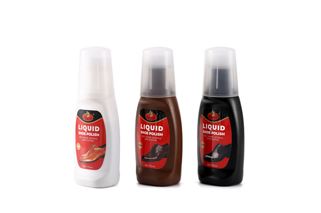 Black Liquid Shoe Polish Brown Neutral 75ml Leather Shoe Shine Oil Maintenance