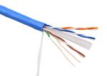 100 Foot FTP Cat6A Cable Blue Color For Digital Communication 30 Voltage