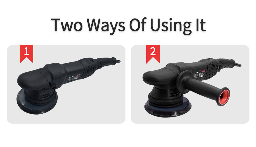 110V 21mm Car Polishing Tools Dual Action Polishers With BSCI Certification