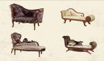 Cafe European Luxury Modern Leather Tufted Chaise Lounge Sofa Chair