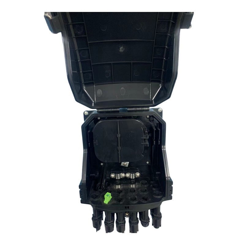 239*195*117 FTTH 8/16 Cores Pole Mounted SC Optical Fiber Optic Septic Distribution Box