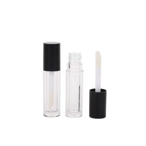 China Square Plastic Lip Glaze Tube Simple With Brush And Printable Logo wholesale