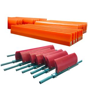 China Premium Polyurethane Conveyor Belt Cleaner Scraper Primary Secondary 450mm wholesale