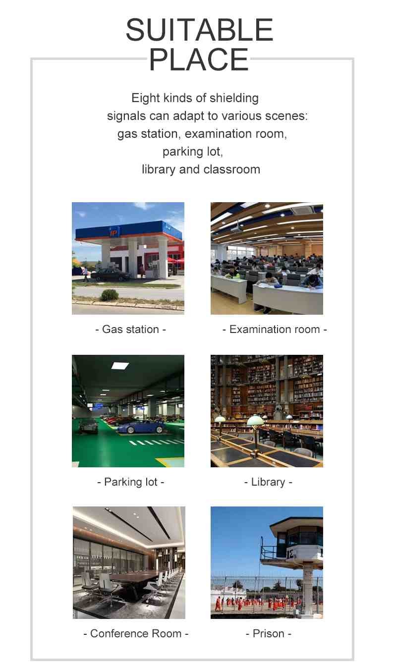 8 Channel Signal Jamming Device , Anti GPS Tracking Cell Phone Blocker OEM / ODM Service