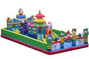China Lucky Olympic Theme Inflatable Theme Park / Playground For Children wholesale
