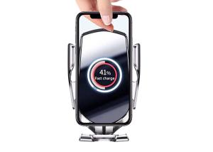 China Smart Sensor S5 ABS 10W QI Wireless Car Charger wholesale