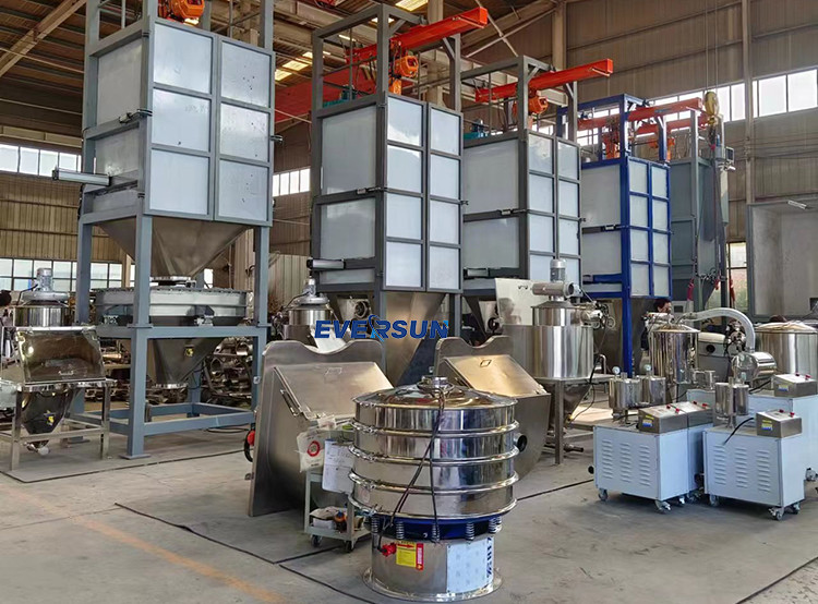 Closed Bag Dump Station Bulk Material Discharging Unpacking Machine