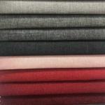 Hometextile Upholstery Linen Sofa Fabric Warp Knitted Custom Modern Style