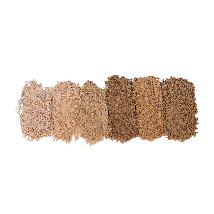 Sunscreen Waterproof 6c Color Loose Mineral Powder Translucent Vegan Cosmetics
