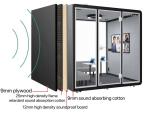Meeting Room Soundproof Foam Wall Partition For School Requirements