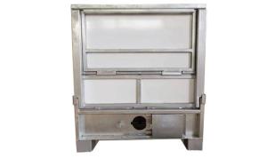 China Steel Galvanised IBC Foldable Pallet Box Heavy Duty Galvanised Steel Material wholesale