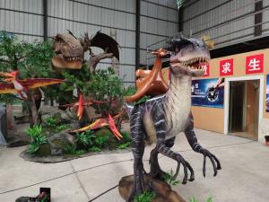 China Live Show Animatronic Dinosaur Ride For Kids Riding on sale