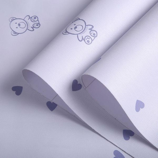 0.14mm-0.26mm Thickness Floral Printed PVC Self Adhesive Sticker for Wall