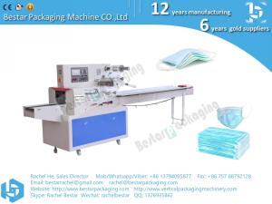 China Flow Disposable Medical Face Mask Packing Machine wholesale