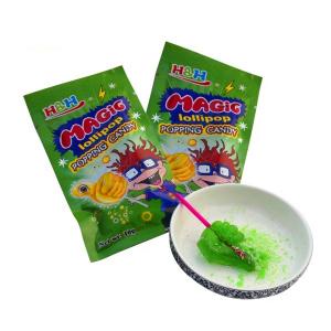 China Hand Shape Lollipop Popping Candy Strawberry Flavor For Convenience Store wholesale