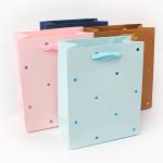 Creative brown birthday paper gift shopping bag wholesale small medium large