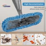 7"X17" Dry Cleaning Mop Blue Fringes Thick Dry Dust Mop Head