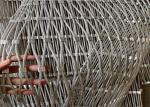 2 Meter Height PVC Coated Stainless Steel Rope Net For Outdoor