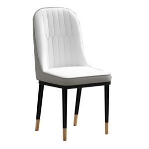 China Elegant Fabric Dining Room Chairs Iron Metal Frame For Hotel Restaurant wholesale