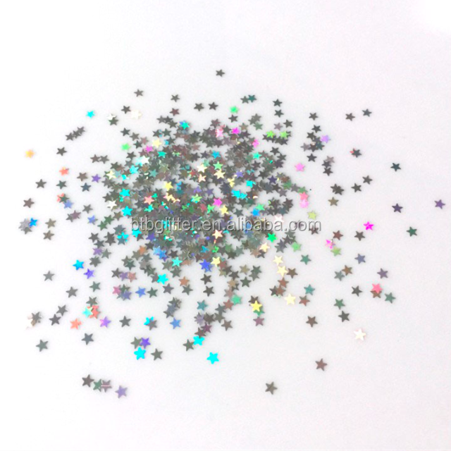 Versatile Open Star Nail Glitter Hollow Star Shape for Toys and Gift Craft Projects
