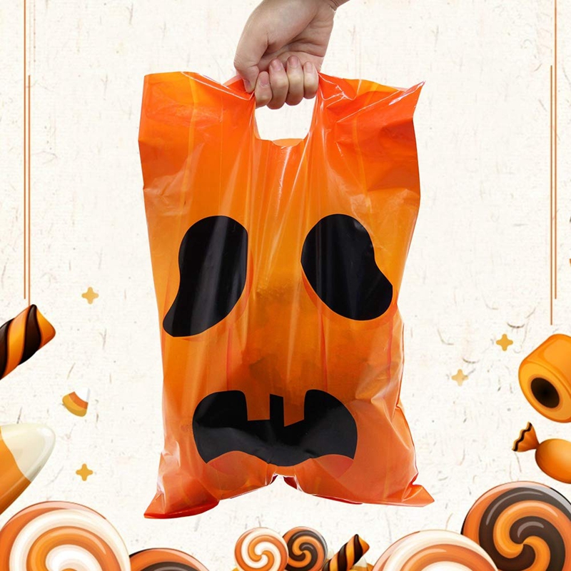 Eco Friendly Plastic Packaging Treat Bags Waterproof For Holiday Party