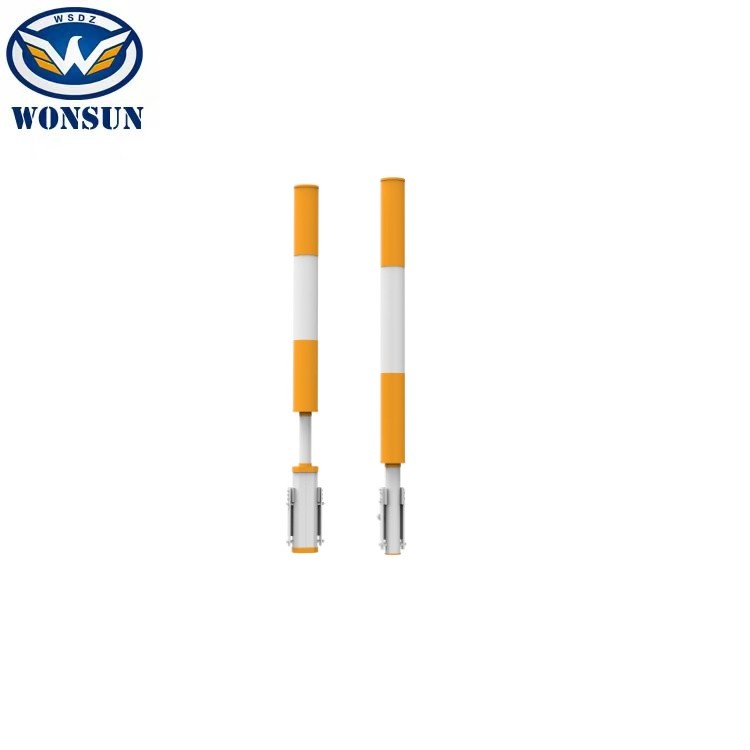 Φ38 Round Shape Arm can avoid collision With yellow or red color for Safety Boom Barrier Gate & Vehicle Barrier Gate