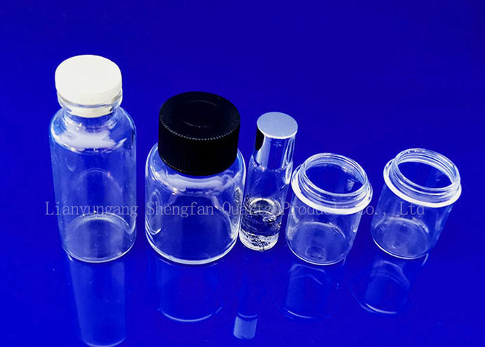 Transparent Laboratory Morse 6.5 Quartz Glass Tube