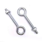 Right Hand Industrial Silver Eye Bolts Nuts Thread Direction Industrial