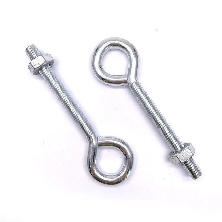 Round Head Metric Eye Bolts Nuts Grade 4.8/6.8/8.8/10.9/12.9 for Fastening
