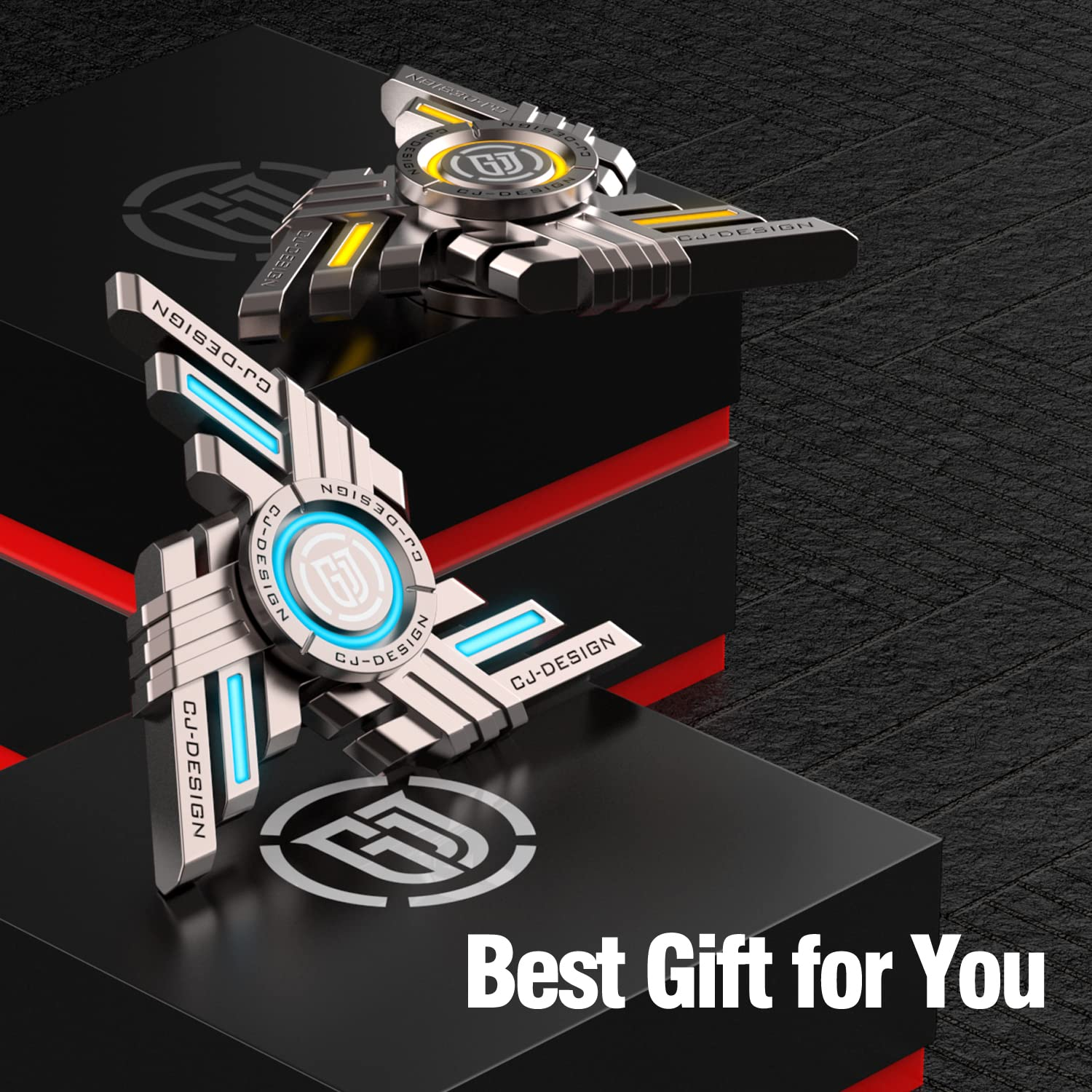 Metal Fidget Spinner Puzzle Anti-Anxiety Toy for Release Pressure and Stress Relief