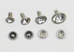 Exquisite Metal Shoelace Eyelets Silver Gold Customized Color For Ladies Shoes