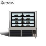 Glass display case commencial pastry refrigerated showcase with CE/ETL